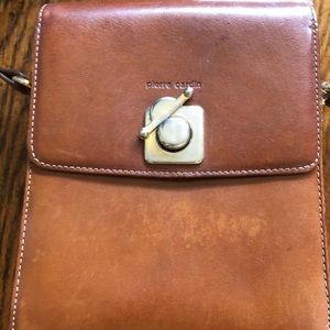 Pierre Cardin handbag brown leather